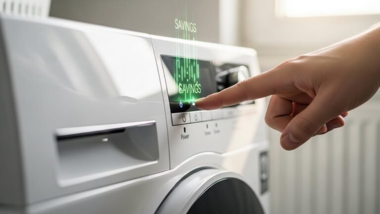 Precio de la luz hoy: Las horas más baratas Gráfico genérico sobre el ahorro en el precio de la luz hoy mostrando electrodomésticos y monedas.