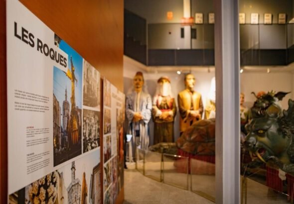 Vista interior de la Casa de las Rocas, sede del Museo del Corpus en València, durante el año de su récord de visitantes.