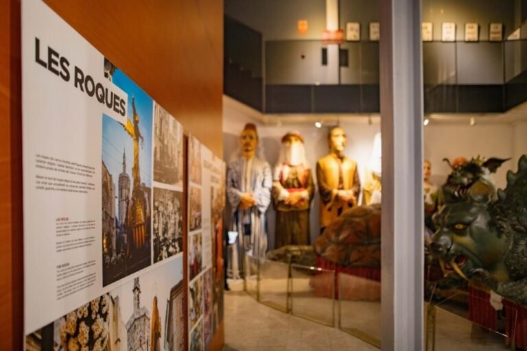 Vista interior de la Casa de las Rocas, sede del Museo del Corpus en València, durante el año de su récord de visitantes.