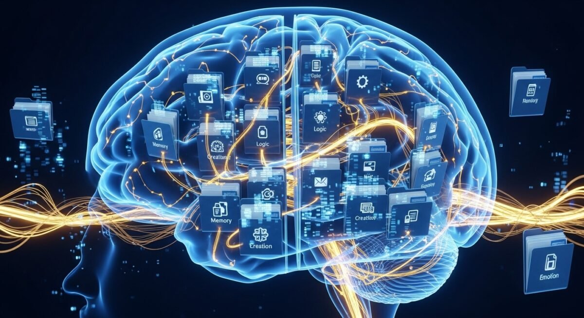 Representación visual de la memoria humana y el control de los recuerdos en el cerebro