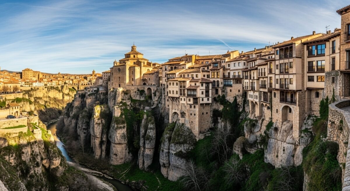 Vista panorámica del casco antiguo de Cuenca