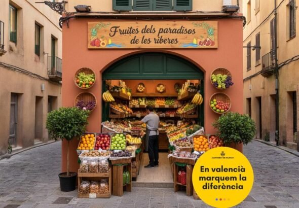Imagen de la cartelleria comercos en valencia ayudas 2026