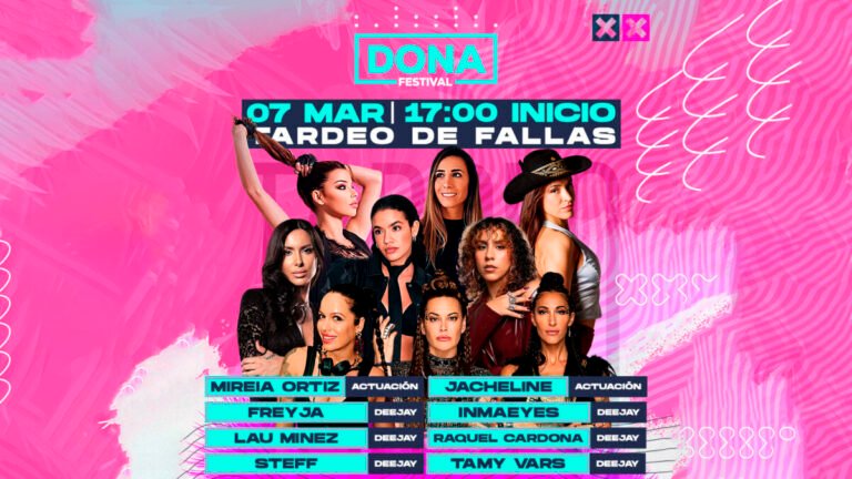 Cartel Dona Festival 8M Valencia