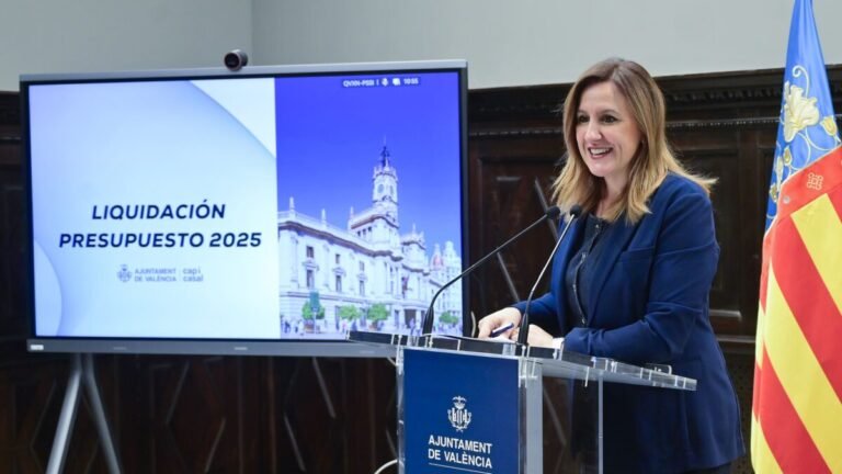 La Alcaldesa de Valencia María José Catalá en un acto oficial.