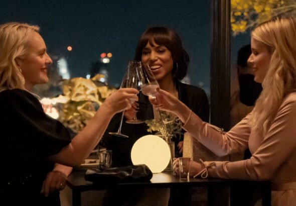 Elisabeth Moss, Kerry Washington y Kate Mara en «Mujeres imperfectas»