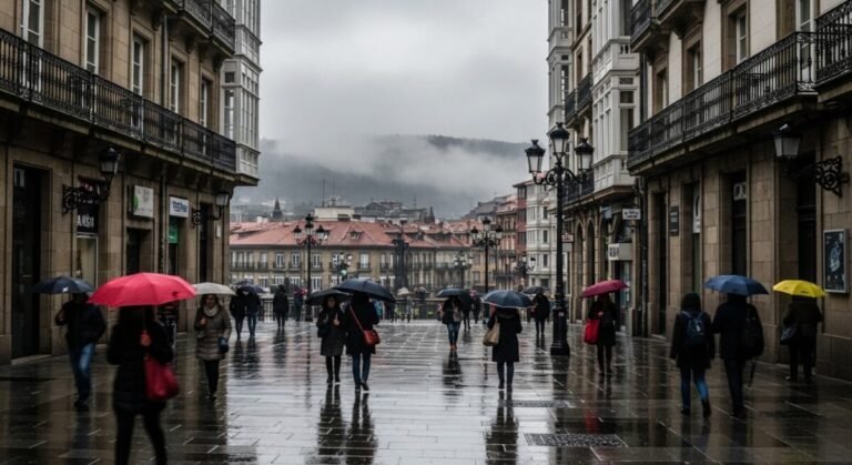 El tiempo hoy 16 de febrero: precipitaciones persistentes en el norte y ascenso notable de las temperaturas Mapa de previsión y cielos nubosos que marcan el tiempo hoy.