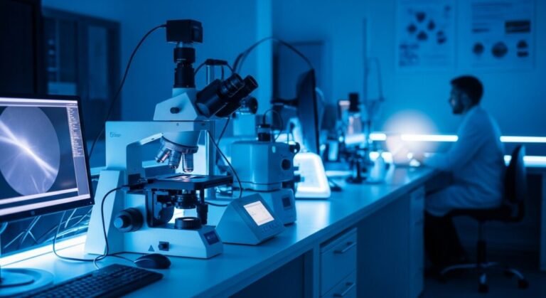 Equipamiento científico que representa el destino de las ayudas de I+D+i gestionadas por el Ministerio.