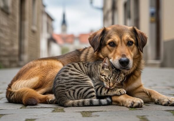Representación de animales callejeros objeto de la nueva Iniciativa Ciudadana Europea.