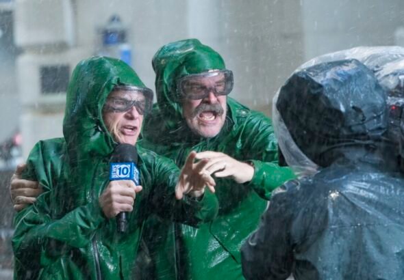 Imagen de la nueva serie de HBO DFT St. Louis con Jackson y David Harbour.