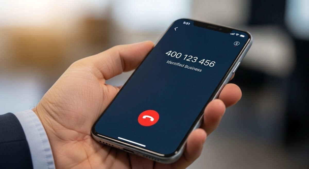 El Gobierno creará el prefijo 400 para identificar de forma obligatoria las llamadas comerciales Ejemplo de la nueva numeración telefónica con el prefijo 400 para llamadas comerciales en un smartphone.