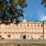 Fachada del Palacio Real de Riofrío, actualmente cerrado por reformas en su centro de visitantes.