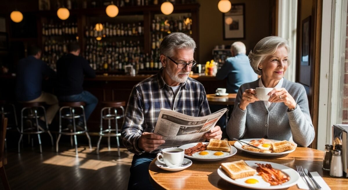 El Gobierno aprueba la revalorización de las pensiones públicas con un incremento del 2,7% para 2026 Imagen que muestra a dos pensionistas consultado la subida de las pensiones para 2026