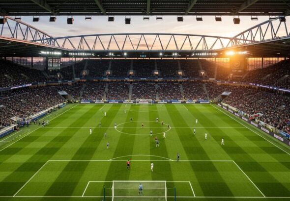 Imagen de un estadio de fútbol tras las sanciones de la Comisión Antiviolencia.