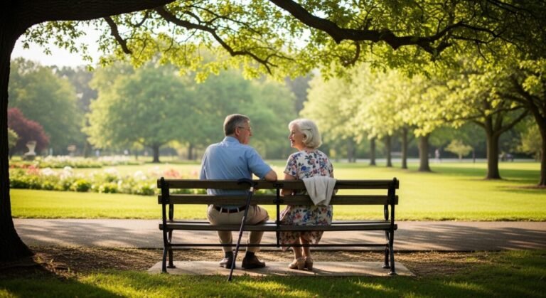 Imagen ilustrativa de una pareja de jubilados para ilustrar la Subida de las pensiones