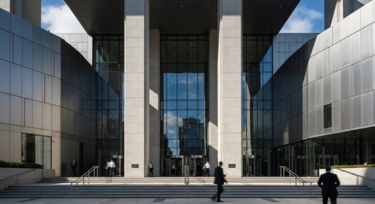 El Tribunal de Instancia de Santander declara nulo el fusilamiento de Lucio Ángel Cabrejas por motivos ideológicos Recreación artística digital para ilustrar la fachada de un edificio de justicia.