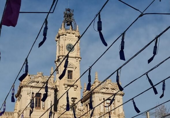 Imagen de Valencia un día de mascletá.