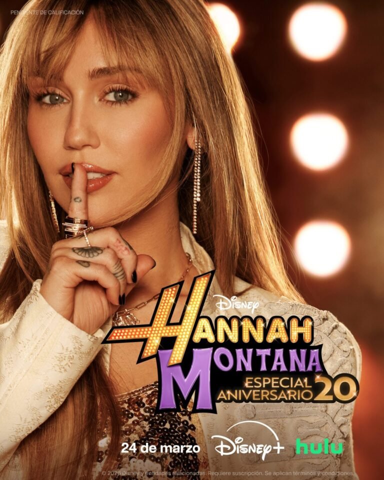 Cartel Hannah Montana en su 20 aniversario