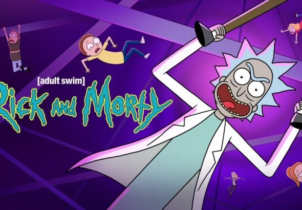 Cartel de la serie RICK Y MORTY , nuevos episodios 2026.