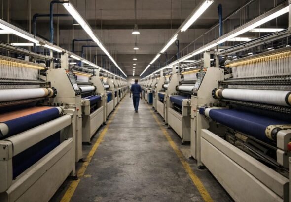 Interior de una fábrica en Valencia modernizada con las ayudas para pymes en Valencia.