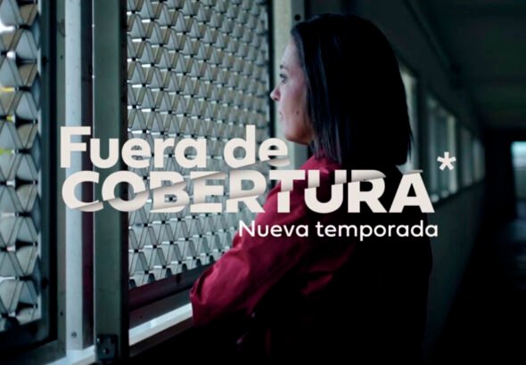 Cartel del programa de Cuatro "Fuera de Cobertura".