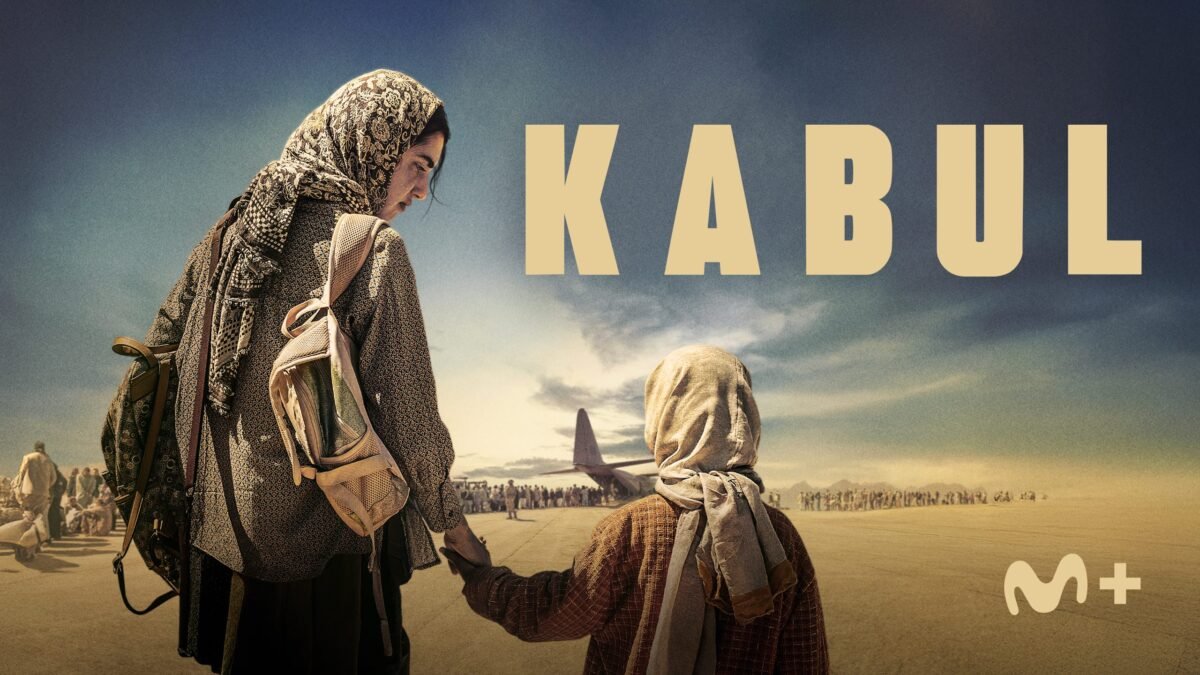 Movistar Plus+ estrena en abril ‘Kabul’, ‘Lynley’ y el regreso de ‘Todas las criaturas grandes y pequeñas’ Cartel oficial de la serie Kabul.