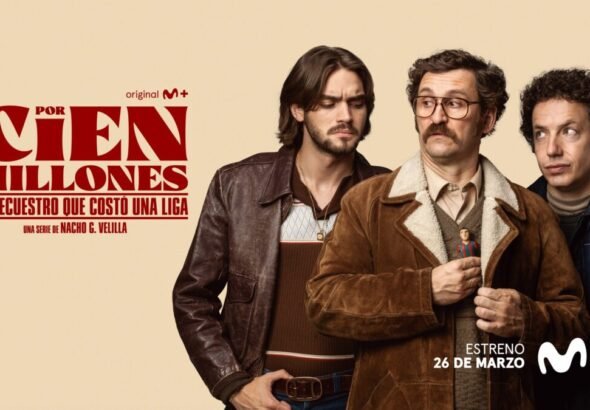 Cartel oficial de la serie Por cien millones