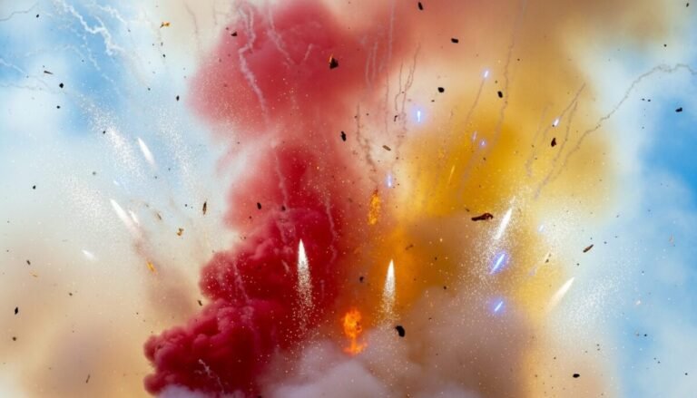 Recreación digital de la mascletà de hoy por la Pirotecnia Vulcano