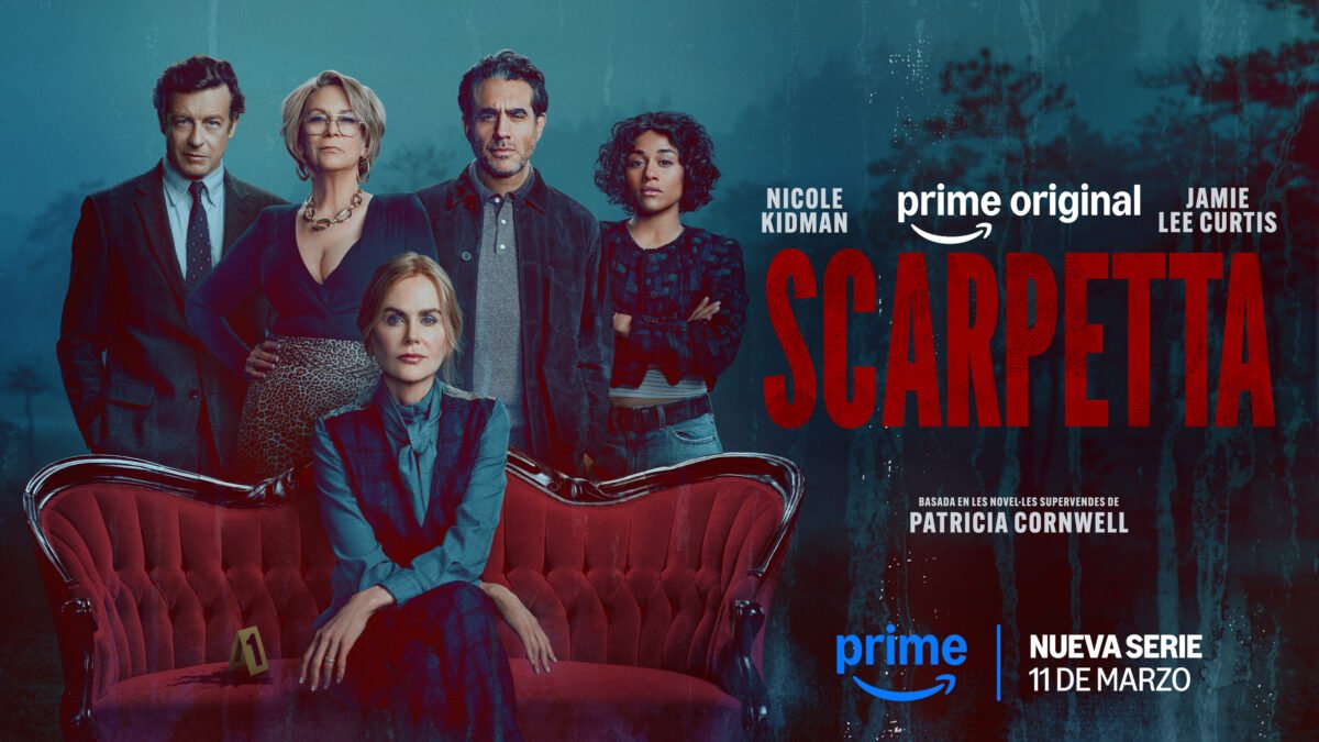 Prime Video estrena ‘Scarpetta’ el 11 de marzo con Nicole Kidman y Jamie Lee Curtis Póster oficial de la nueva serie Scarpetta.