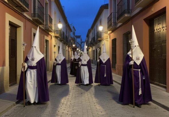 Recreación de la procesión de Semana Santa Marinera de Valencia