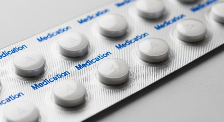 La huella de los antibióticos: el microbioma intestinal puede tardar hasta ocho años en recuperarse Recreación digital sobre un paquete de antibióticos.