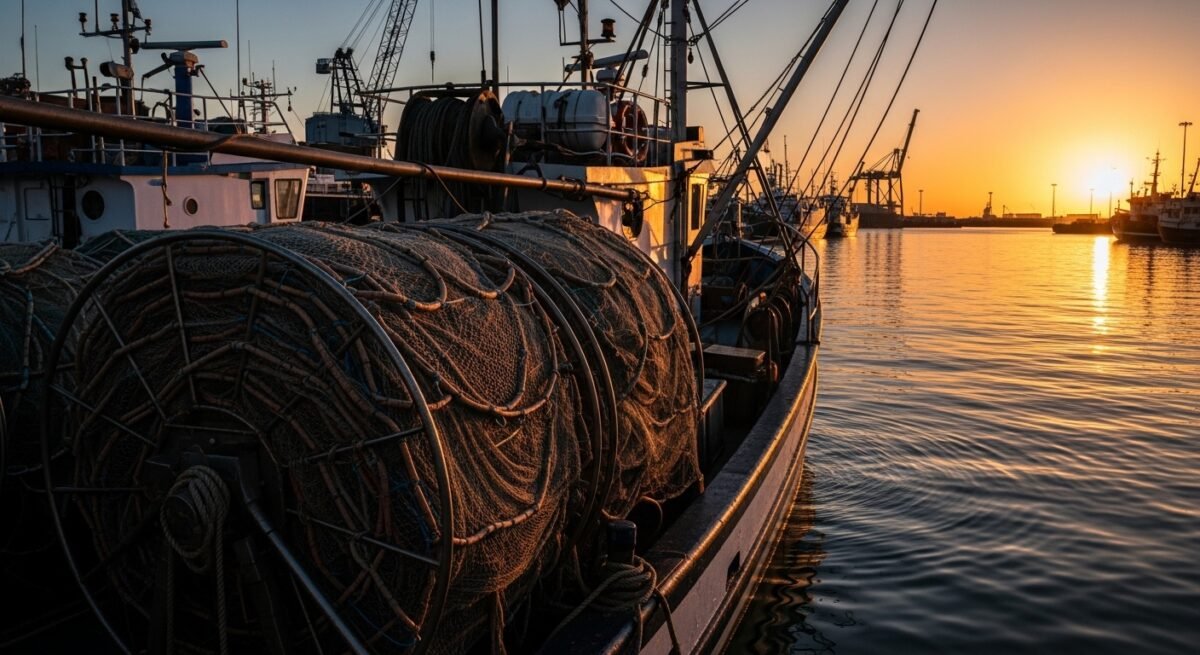 Ayudas paralización pesca 2026: el Gobierno actualiza el baremo y fija hasta 2.000 euros al día Barcos pesqueros en puerto durante un periodo de ayudas paralización pesca.