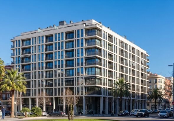 Fachada de edificio residencial representando la campaña donde CASA47 compra inmuebles.