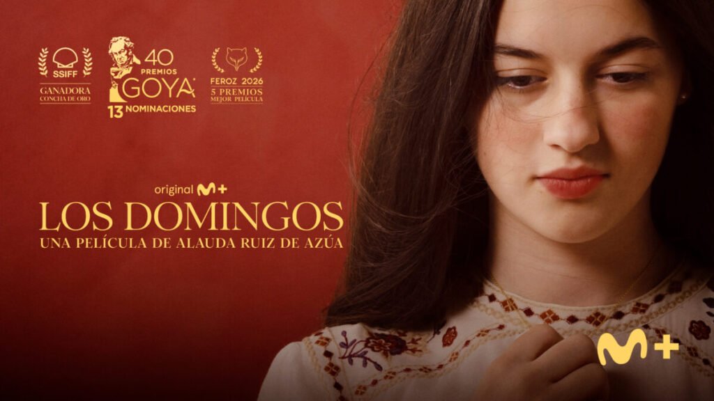 'Los Domingos' triunfa en los 40.ª Premios Goya en una noche histórica para Movistar Plus+ Imagen que muestra los premios obtenidos por la película Los Domingos