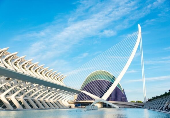 Imagen de la Ciudad de las Ciencias y de las Artes de Valencia.