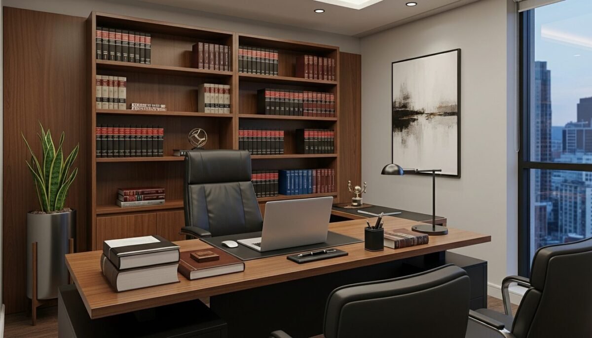 Los concursos de acreedores crecen un 17,7 % en la Comunidad Valenciana impulsados por la insolvencia de particulares Imagen de un despacho de abogados sobre los concursos de acreedores en Valencia. Recreación digital.