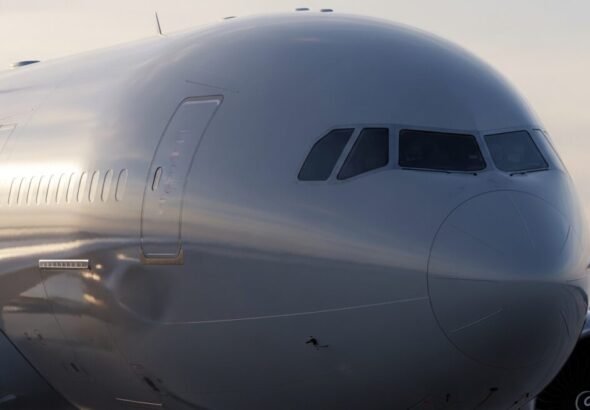 Avión de Binter Canarias operando bajo el nuevo convenio colectivo.