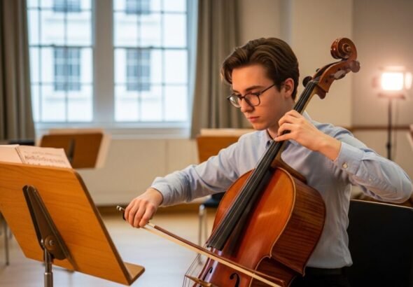 Estudiante de conservatorio en la Comunitat Valenciana que podrá beneficiarse de la nueva deducción en la renta por formación musical.