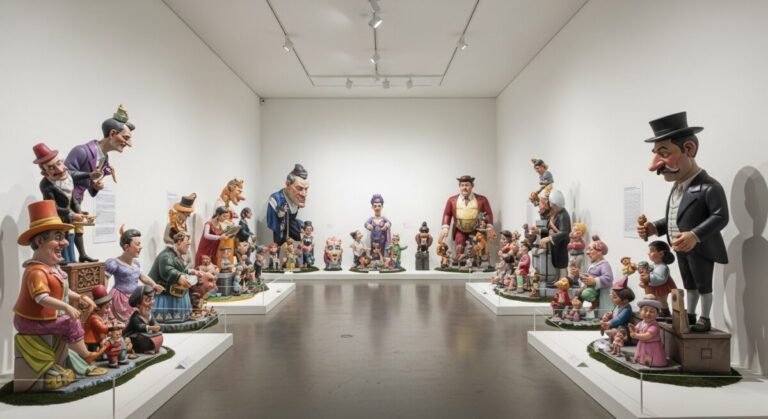 Recreación digital de la sala de exposició del ninot en Valencia