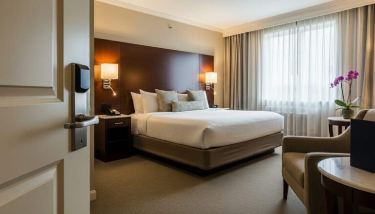 Fotografía de la habitación de un hotel en Valencia en las Fallas 2026
