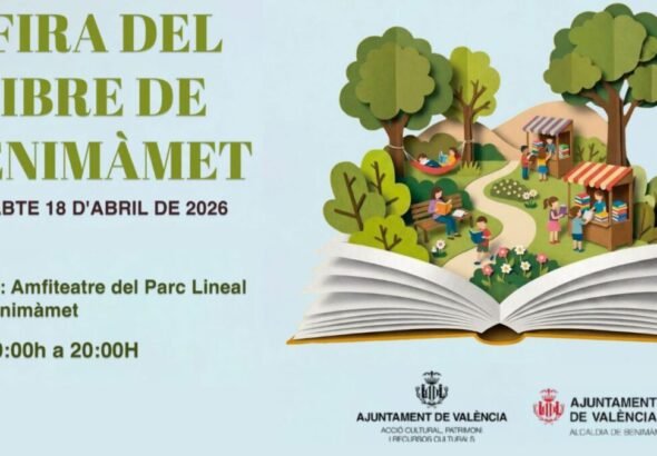 Benimàmet reúne este sábado a más de 70 autores en su II Feria del Libro Cartel oficial de la II Feria del Libro de Benimamet
