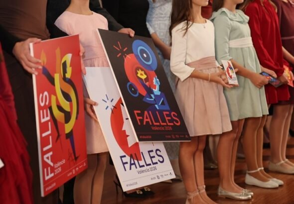 Imagen que muestra la campaña gráfica de las fallas de 2026