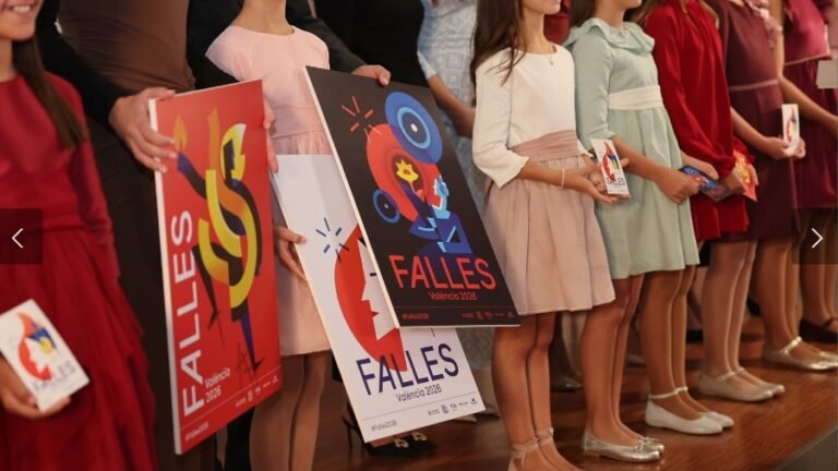 Imagen que muestra la campaña gráfica de las fallas de 2026