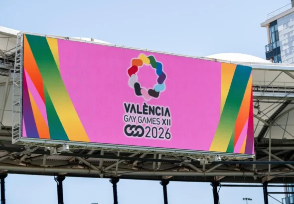 Cartel de los Gay Games Valencia 2026