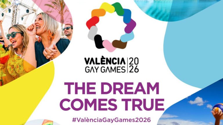 Los Gay Games Valencia 2026 superan ya las 8.500 personas inscritas Cartel oficial de los Gay Games Valencia 2026.