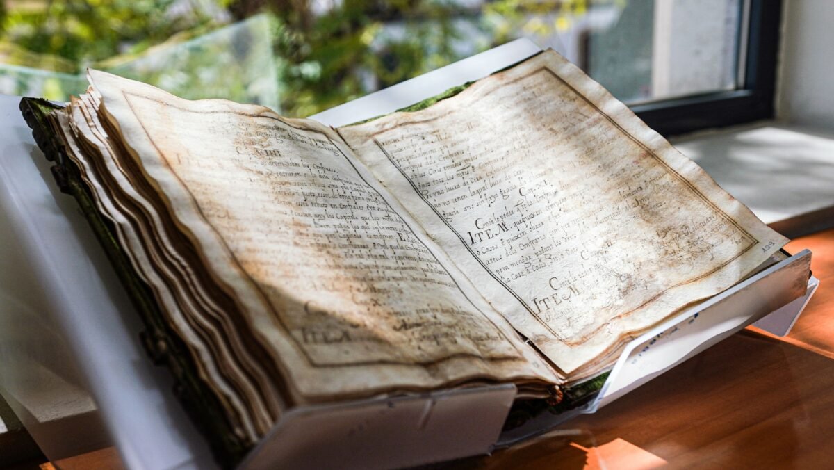 Imagen del manuscrito del siglo XVII del Colegio de la Seda de Valencia.