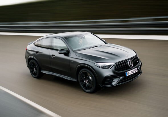 Exterior lateral del nuevo Mercedes-AMG GLC 53 4MATIC+ de 2026
