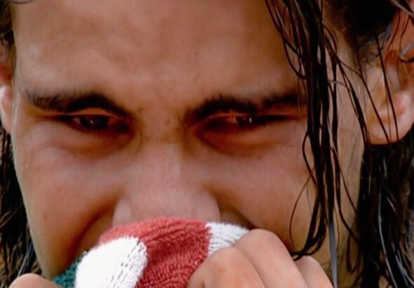 Primer plano de Rafa Nadal