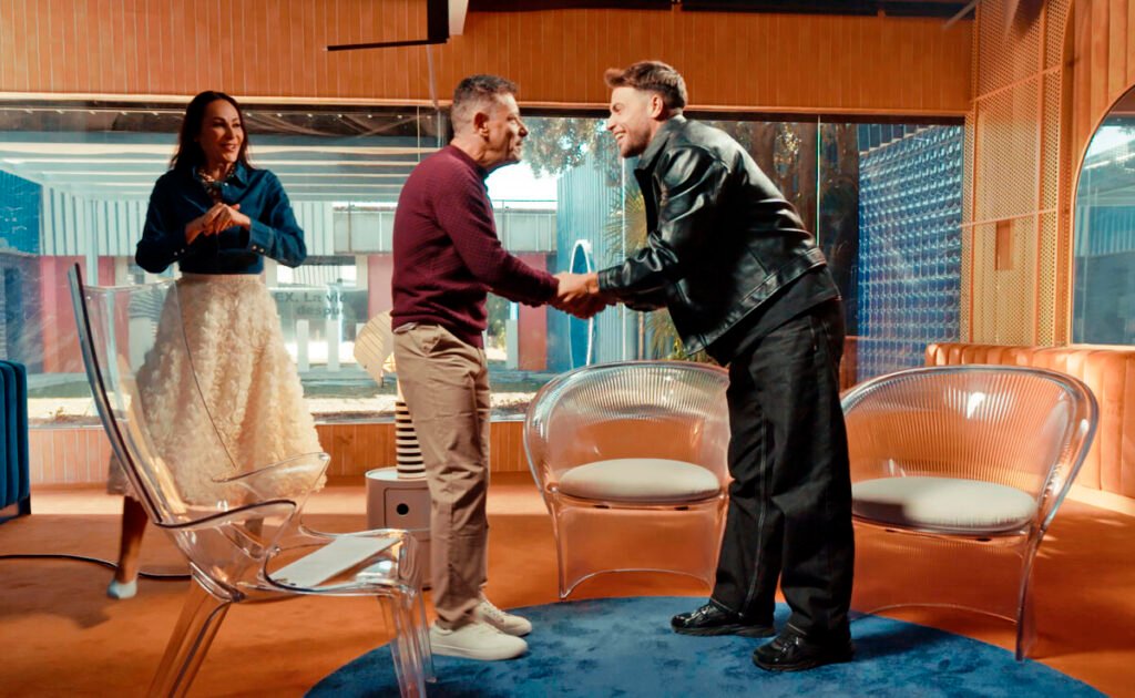 Ana Milán reúne a iconos de los realities en la casa de ‘Gran Hermano’ Imagen de Ex. La vida después, con Ana Milán, Jorge Berrocal y Montoya.