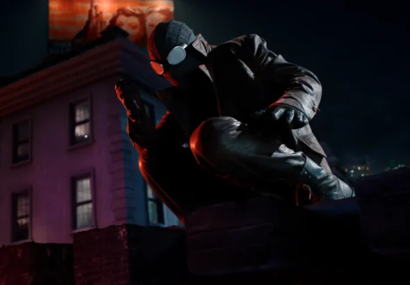 Imagen de una escena de la serie Spider-Noir que se estrena en Prime Video en mayo