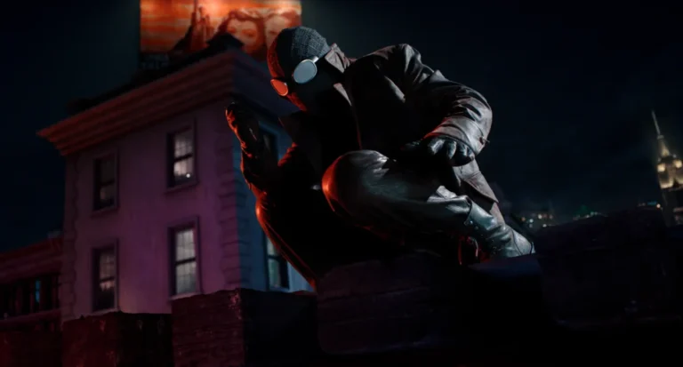 Imagen de una escena de la serie Spider-Noir que se estrena en Prime Video en mayo